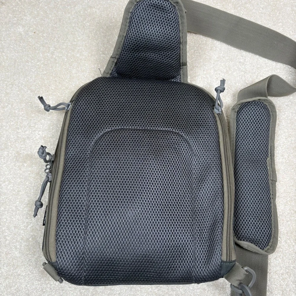 DBTAC Sling Bag Tactical Crossbody Shoulder Backpack Small‎ Gray EDC Pack